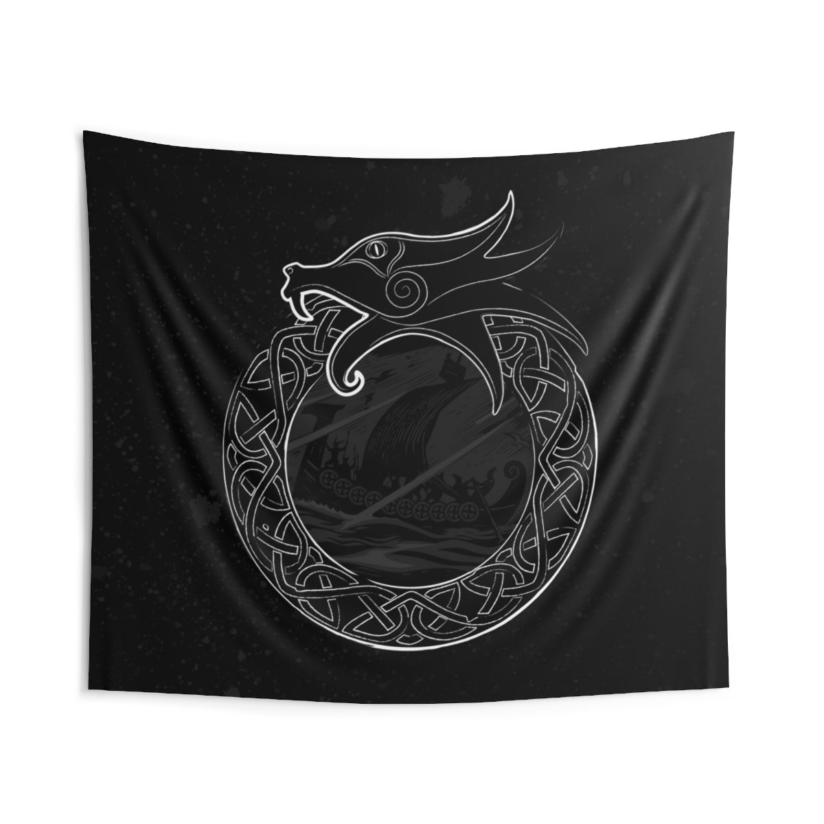 Jörmungandr Midgard Serpent Wall Tapestry