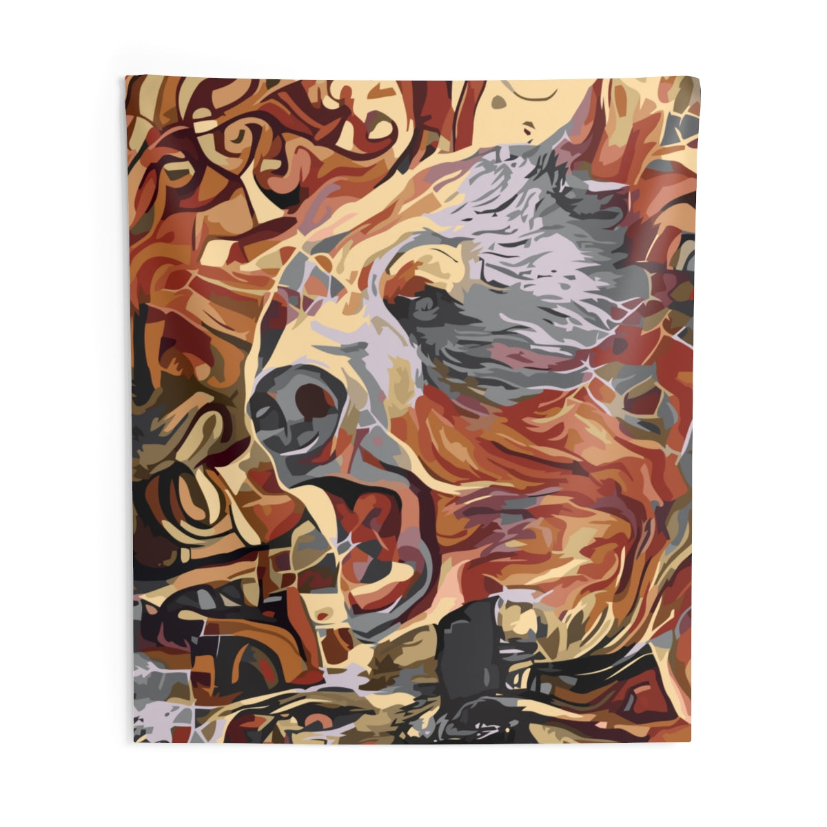 Norse Björn Bear Wall Tapestry