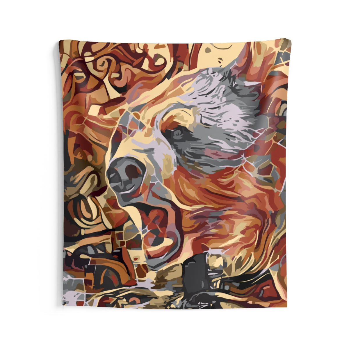 Norse Björn Bear Wall Tapestry