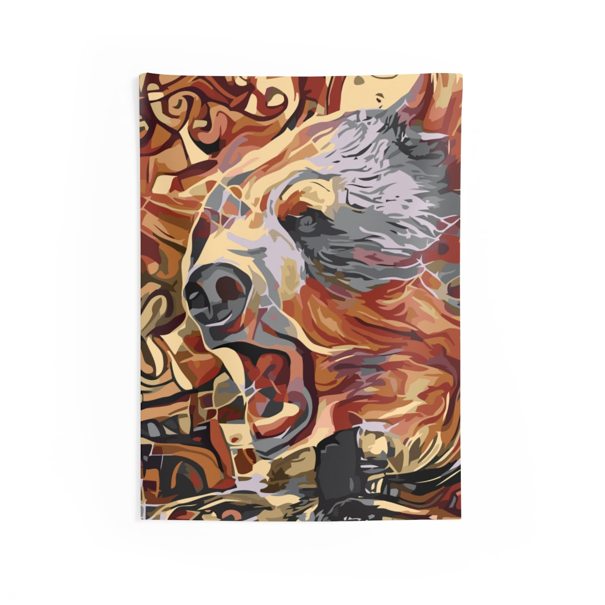 Norse Björn Bear Wall Tapestry