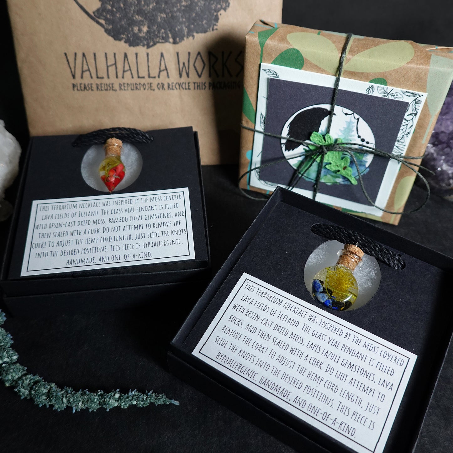 Bamboo Coral Peace Necklace