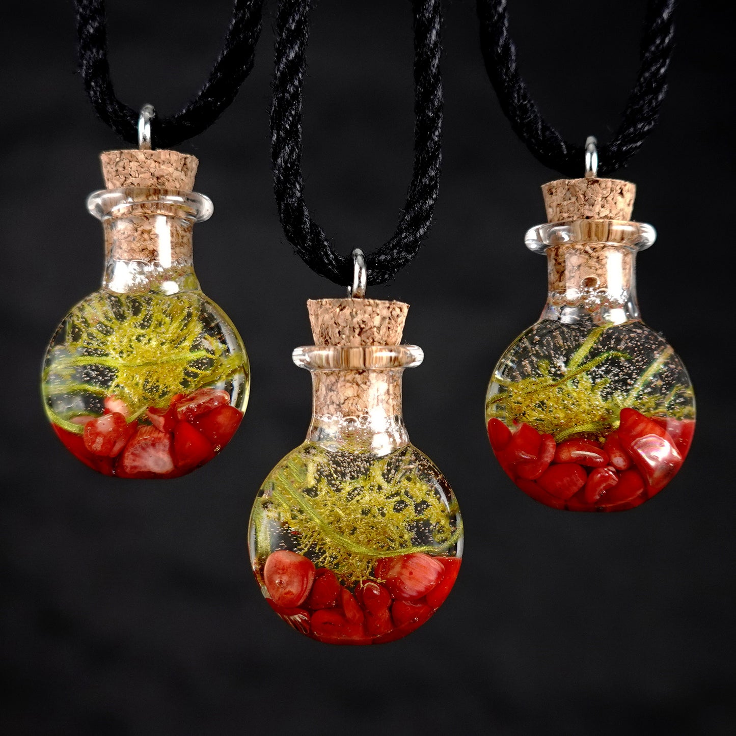 Bamboo Coral Peace Necklace