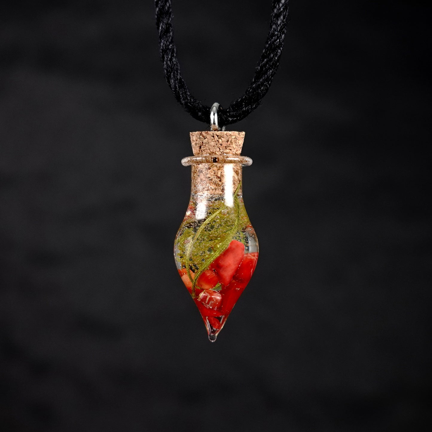 Bamboo Coral Peace Necklace