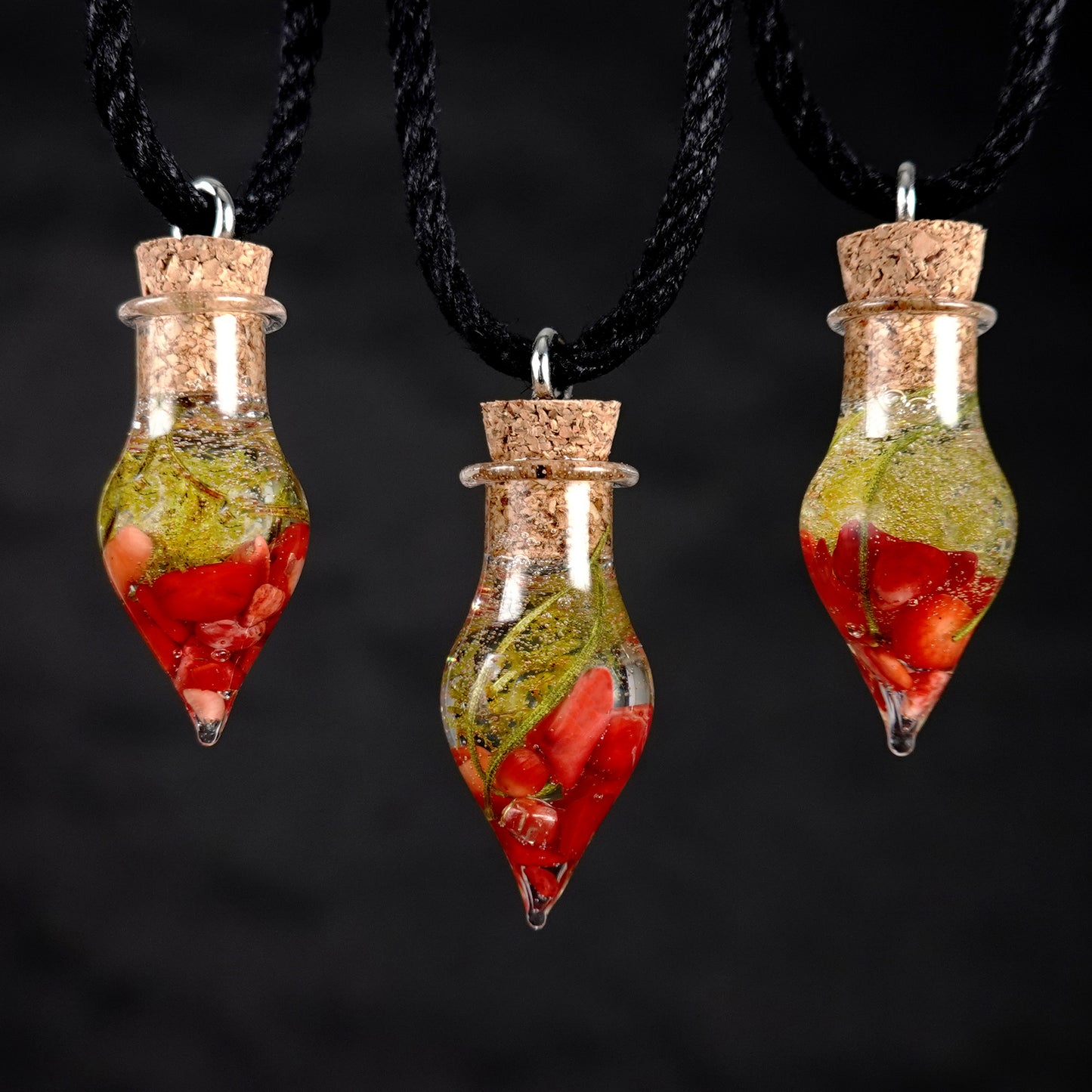 Bamboo Coral Peace Necklace