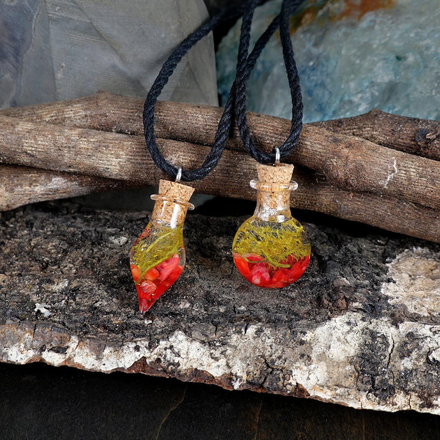 Bamboo Coral Peace Necklace