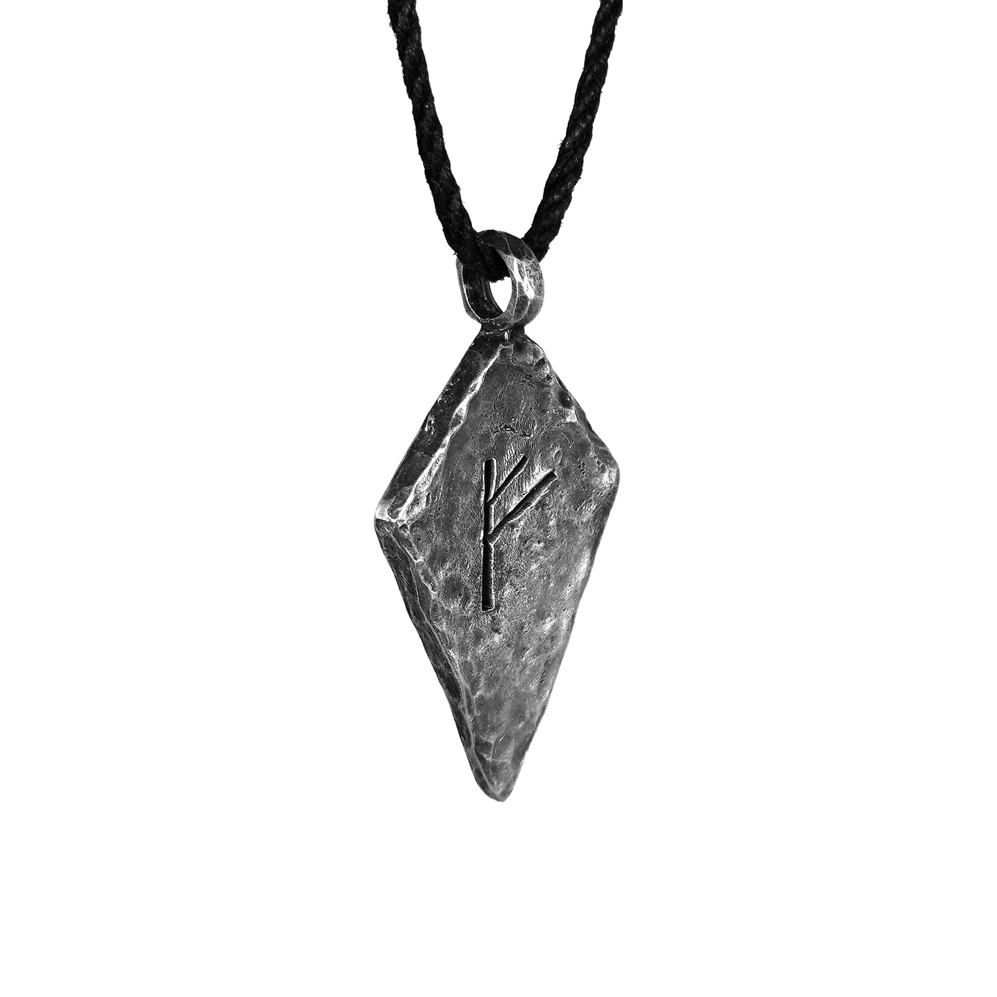 Fehu Elder Futhark Rune Necklace