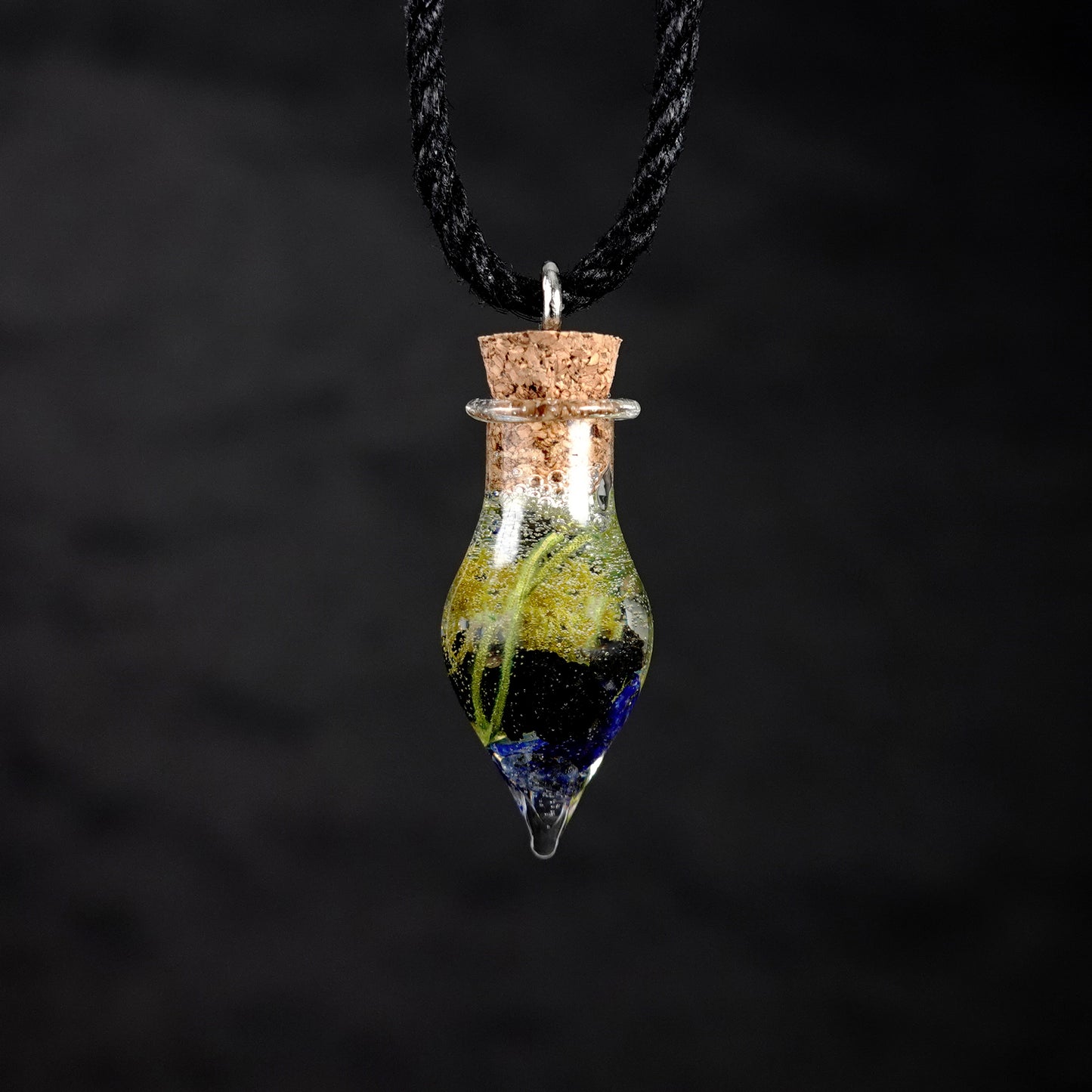 Lapis Lazuli & Lava Rock Focus Necklace