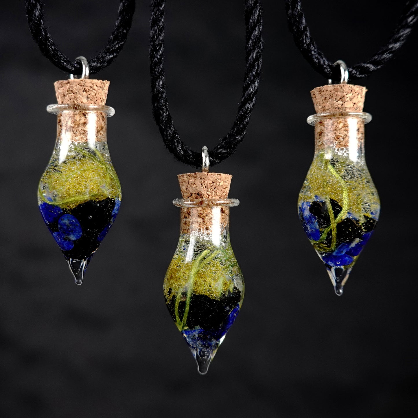 Lapis Lazuli & Lava Rock Focus Necklace