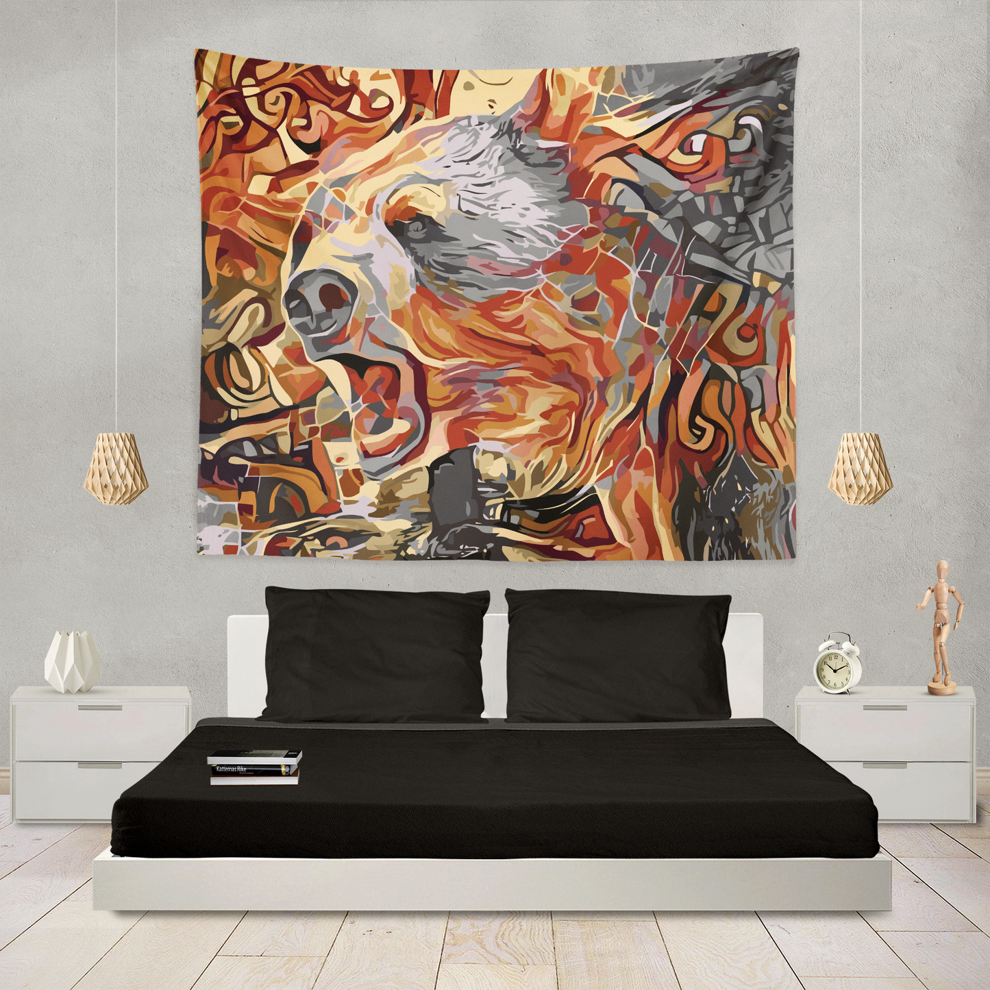 Norse Björn Bear Wall Tapestry