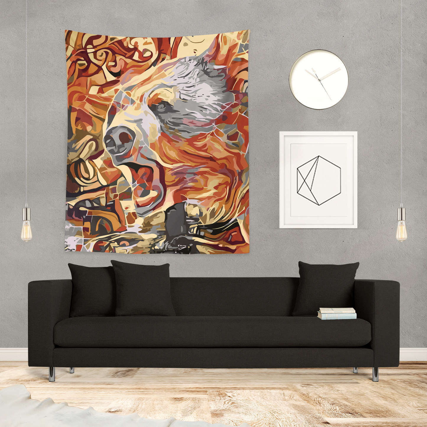 Norse Björn Bear Wall Tapestry
