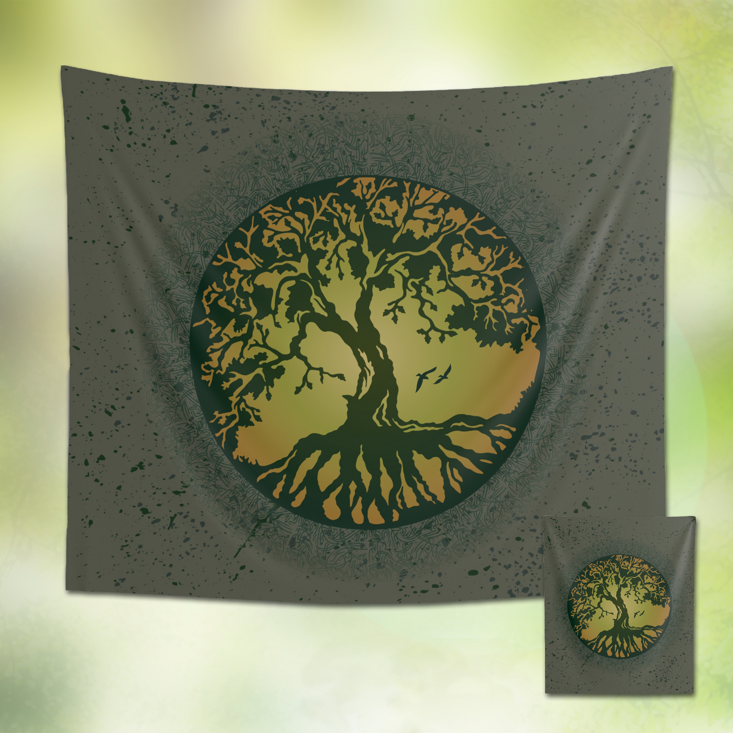 Yggdrasil World Tree of Life Wall Tapestry