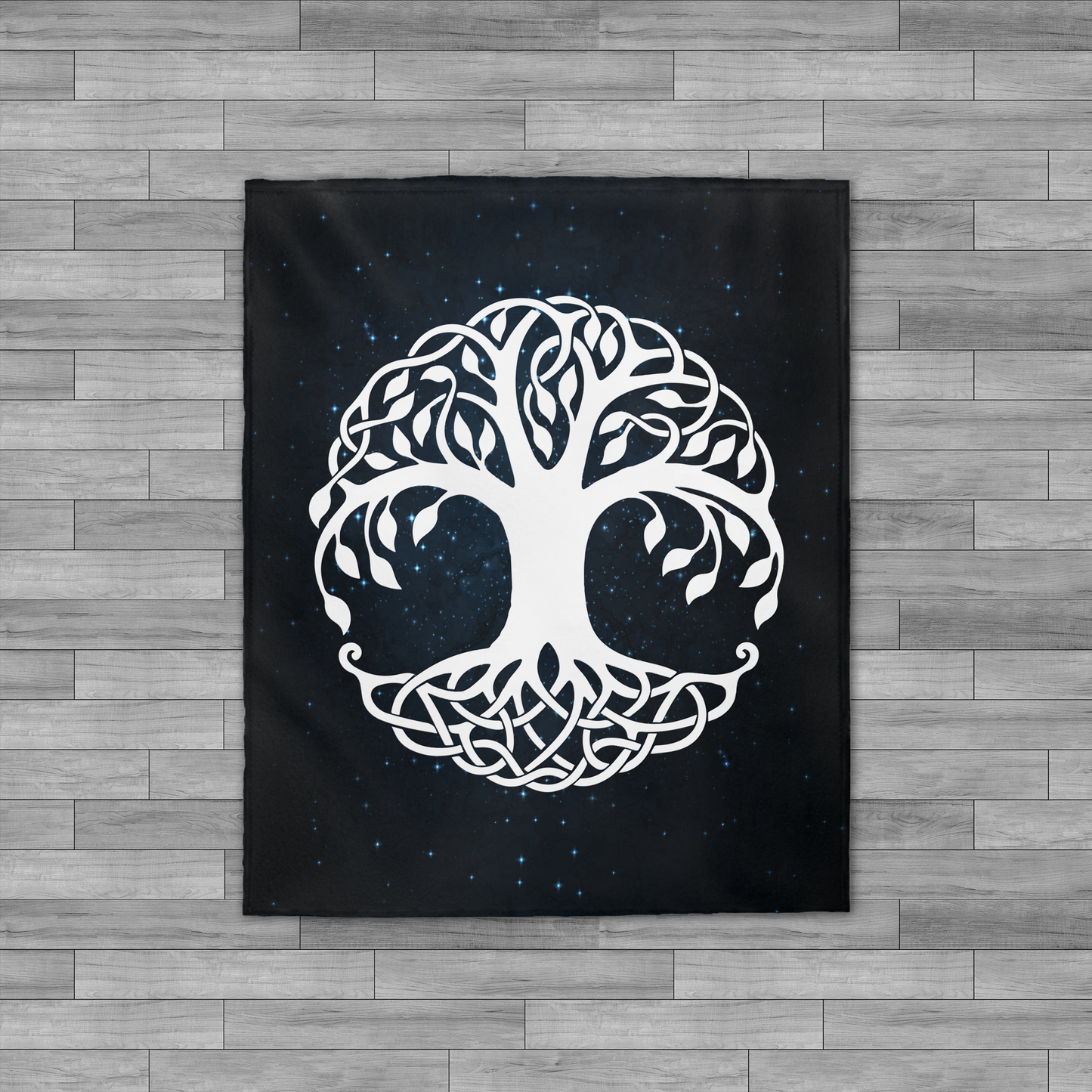 Yggdrasil World Tree of Life Velveteen Plush Throw Blanket