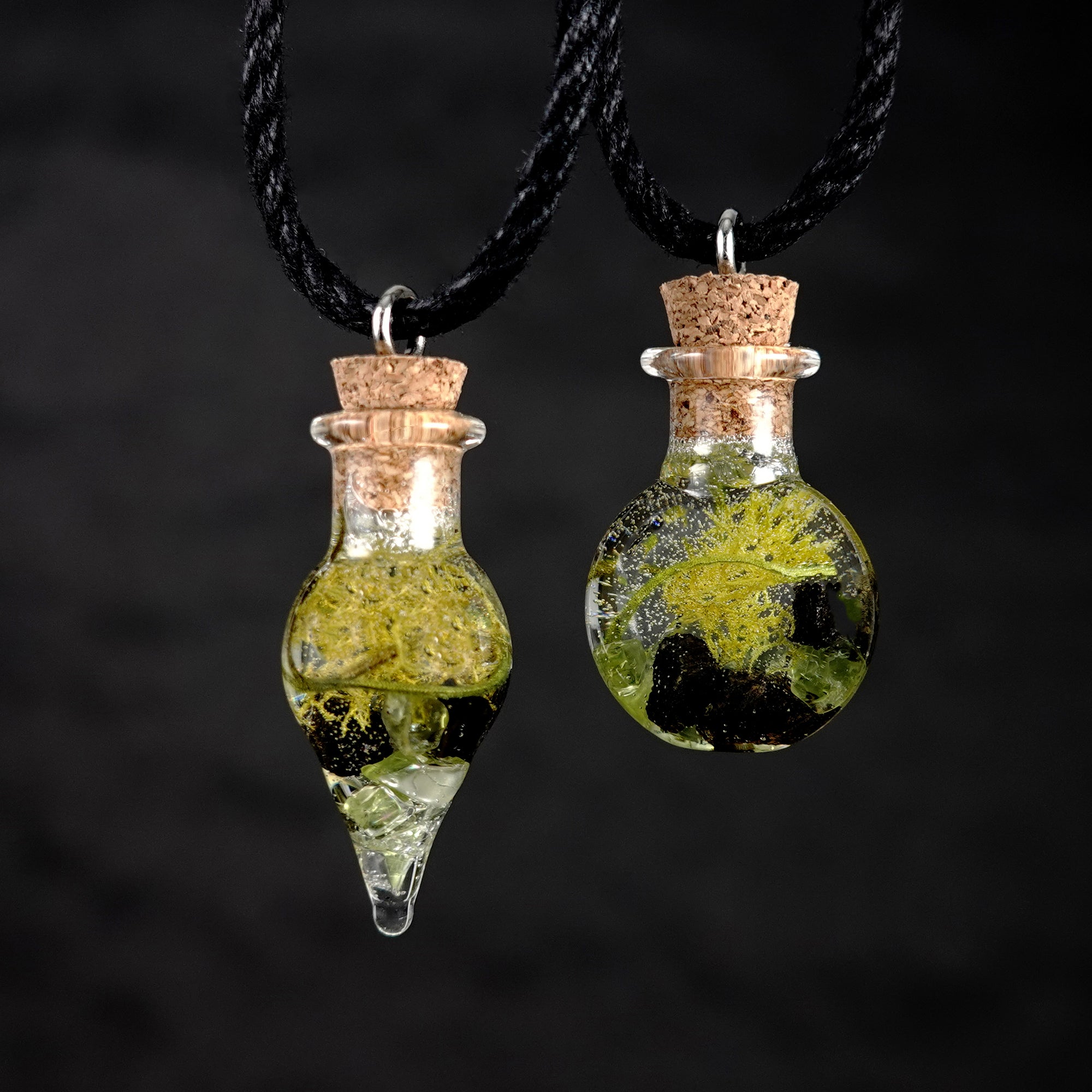 Moss Covered Rock Necklace