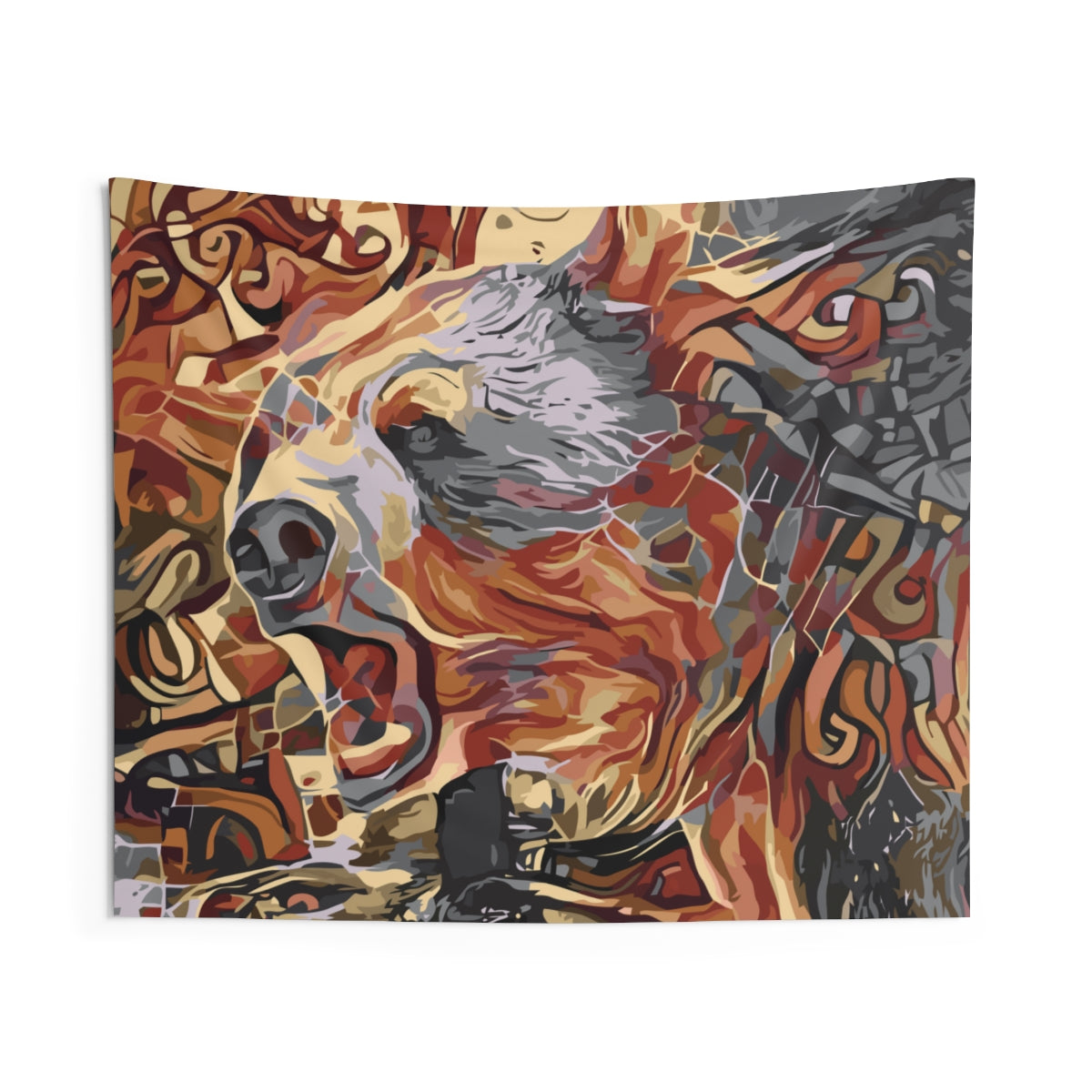 Norse Björn Bear Wall Tapestry