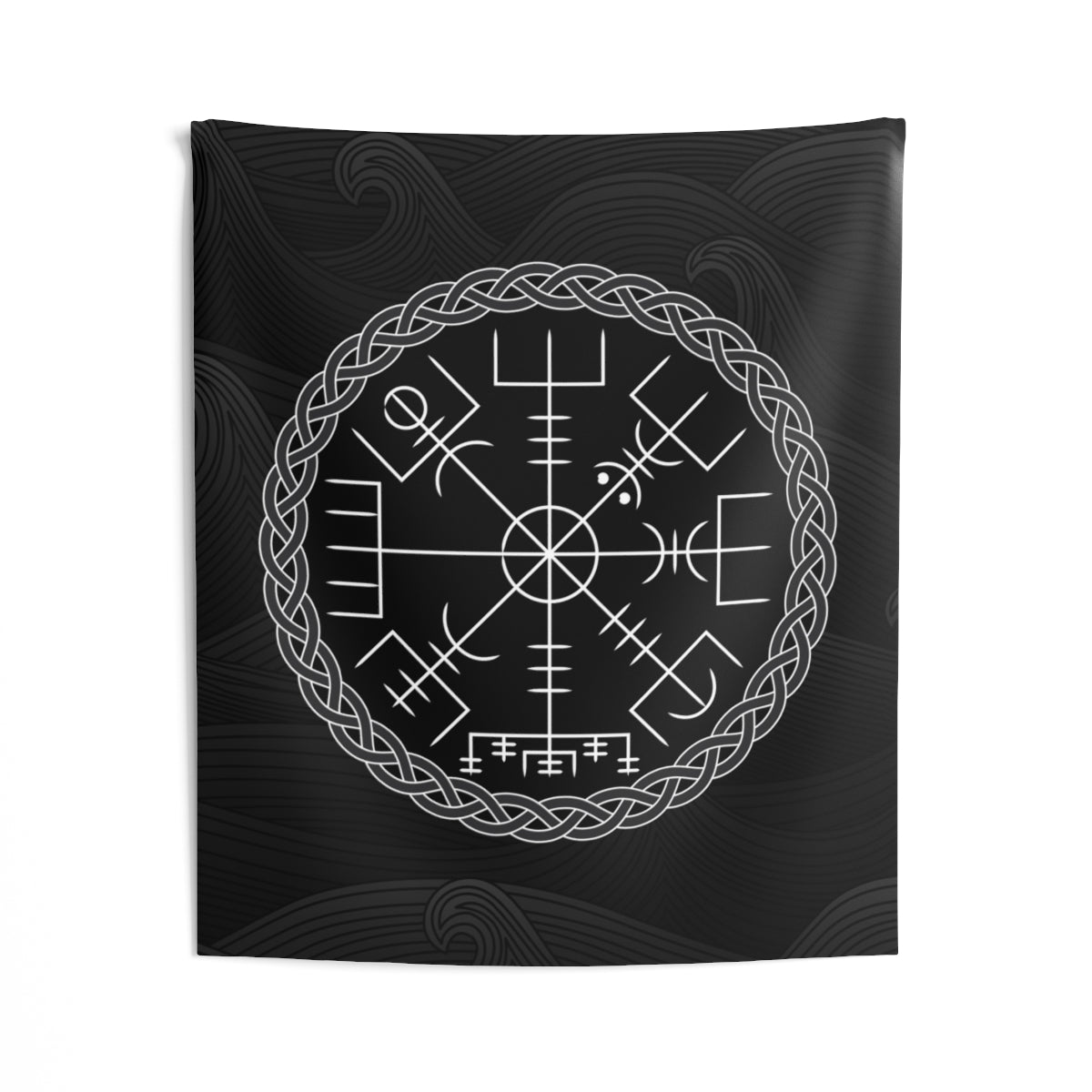 Vegvisir Viking Compass Wall Tapestry