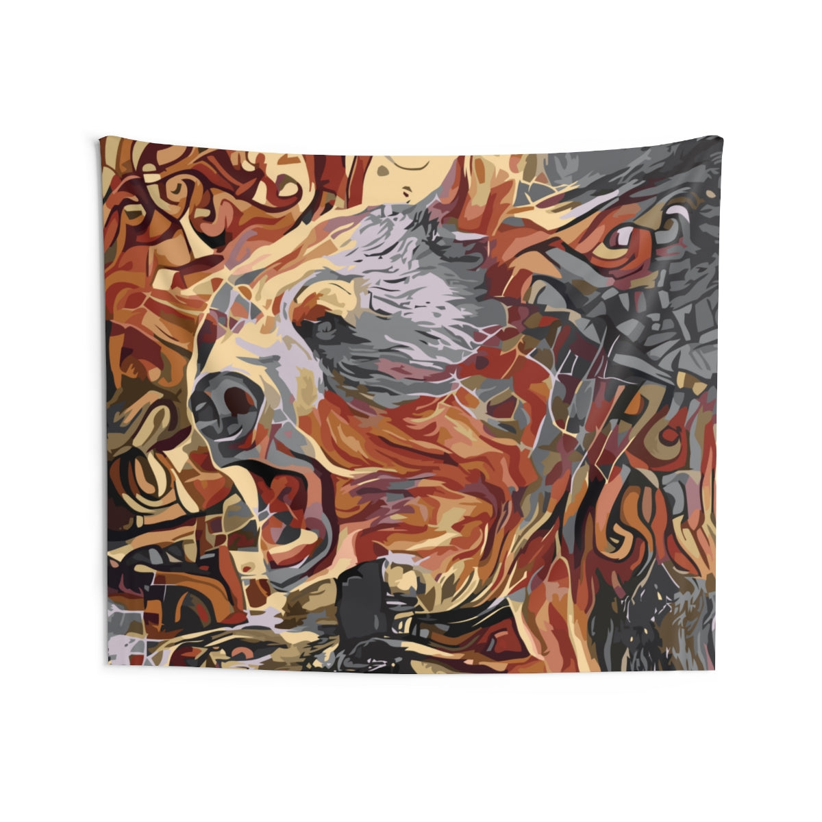 Norse Björn Bear Wall Tapestry
