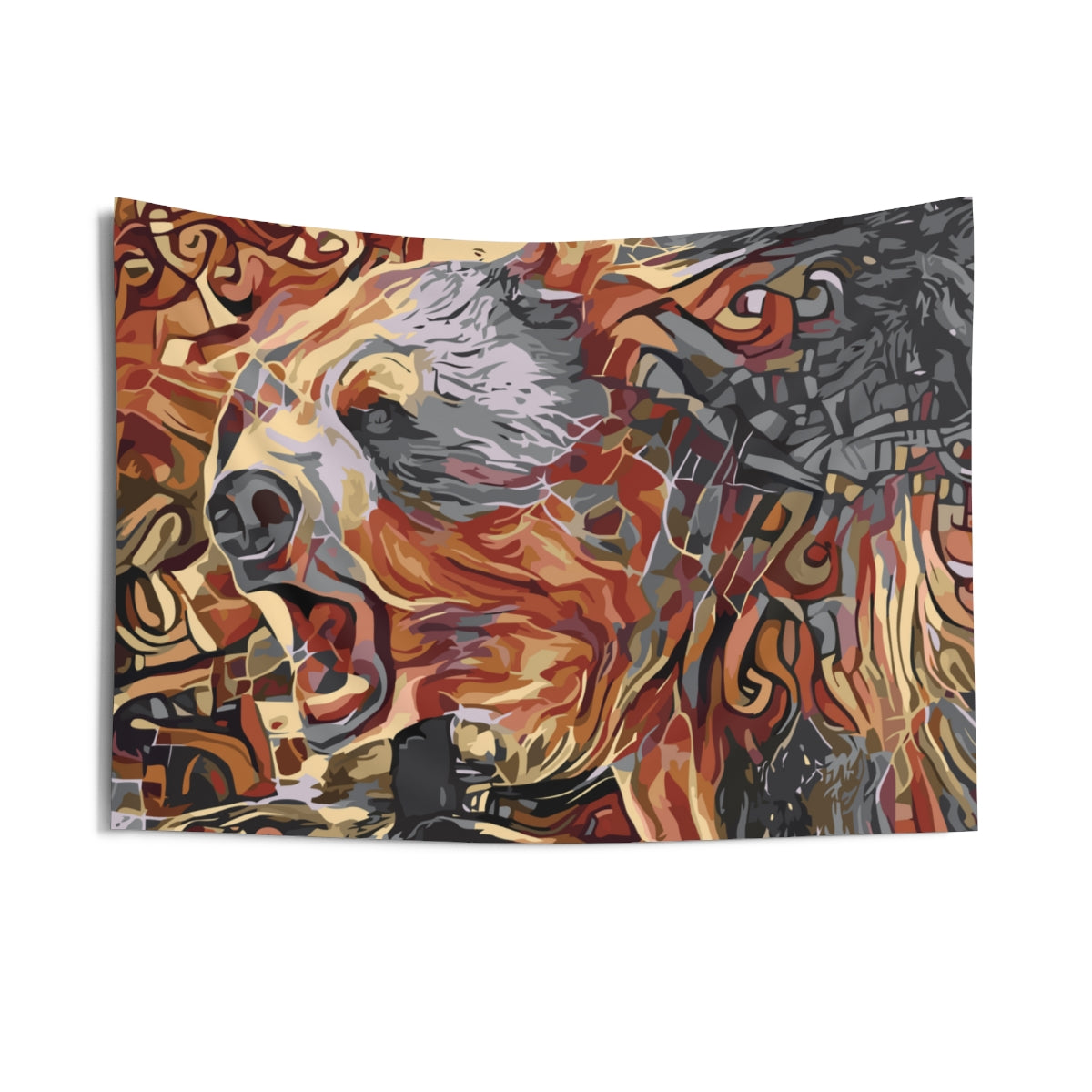 Norse Björn Bear Wall Tapestry