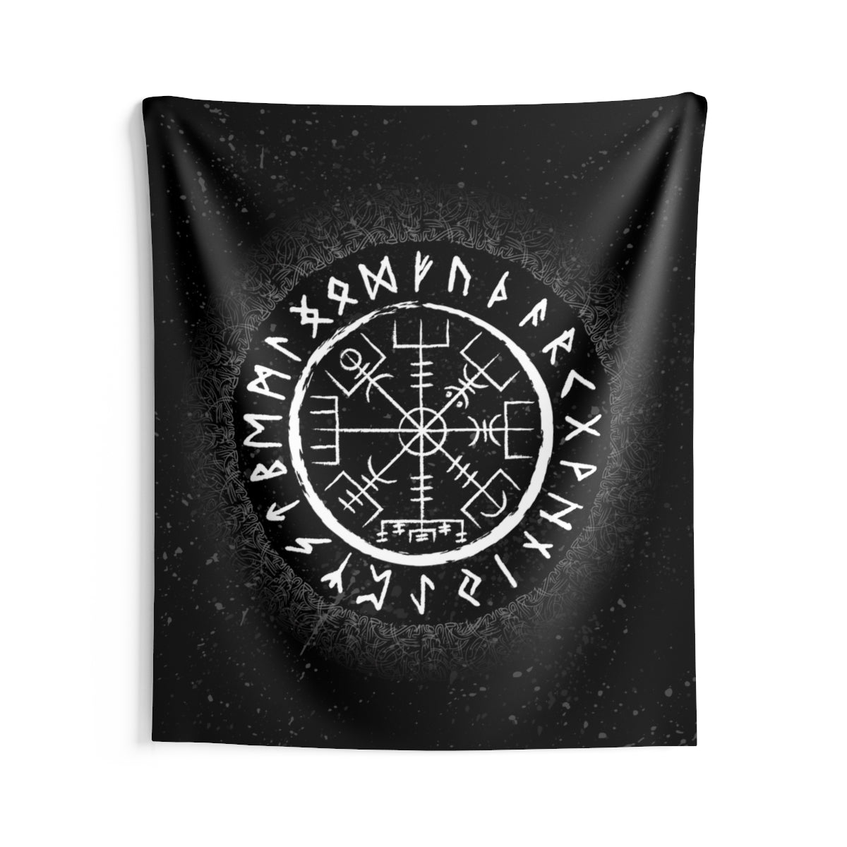 Vegvisir Viking Compass Wall Tapestry