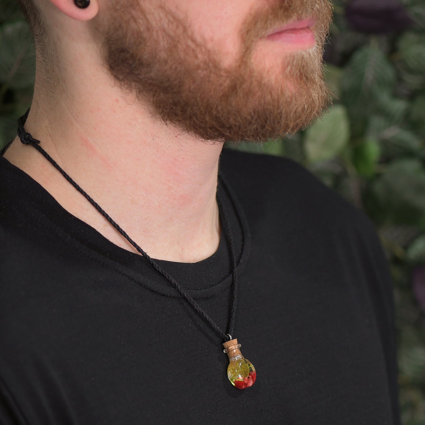 Bamboo Coral Peace Necklace