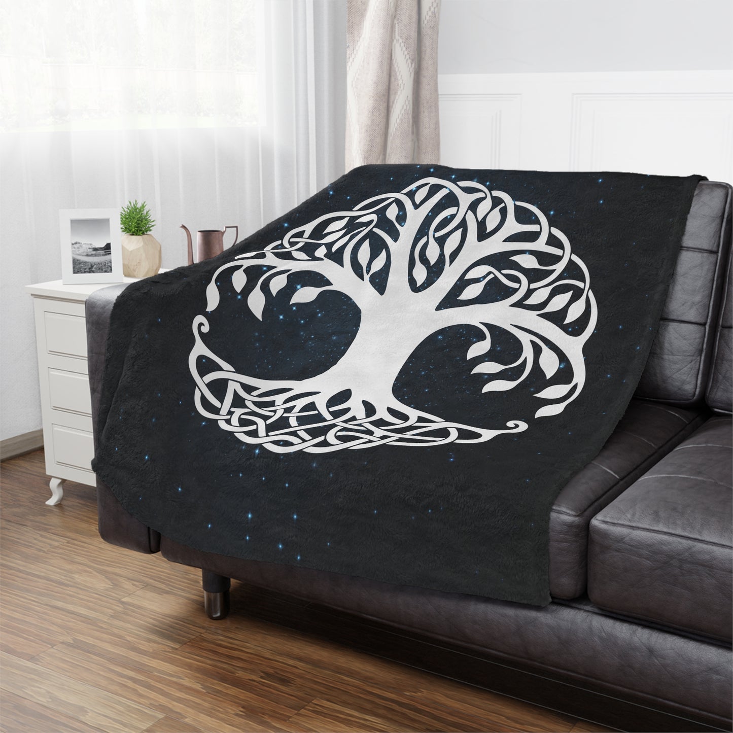 Yggdrasil World Tree of Life Velveteen Plush Throw Blanket