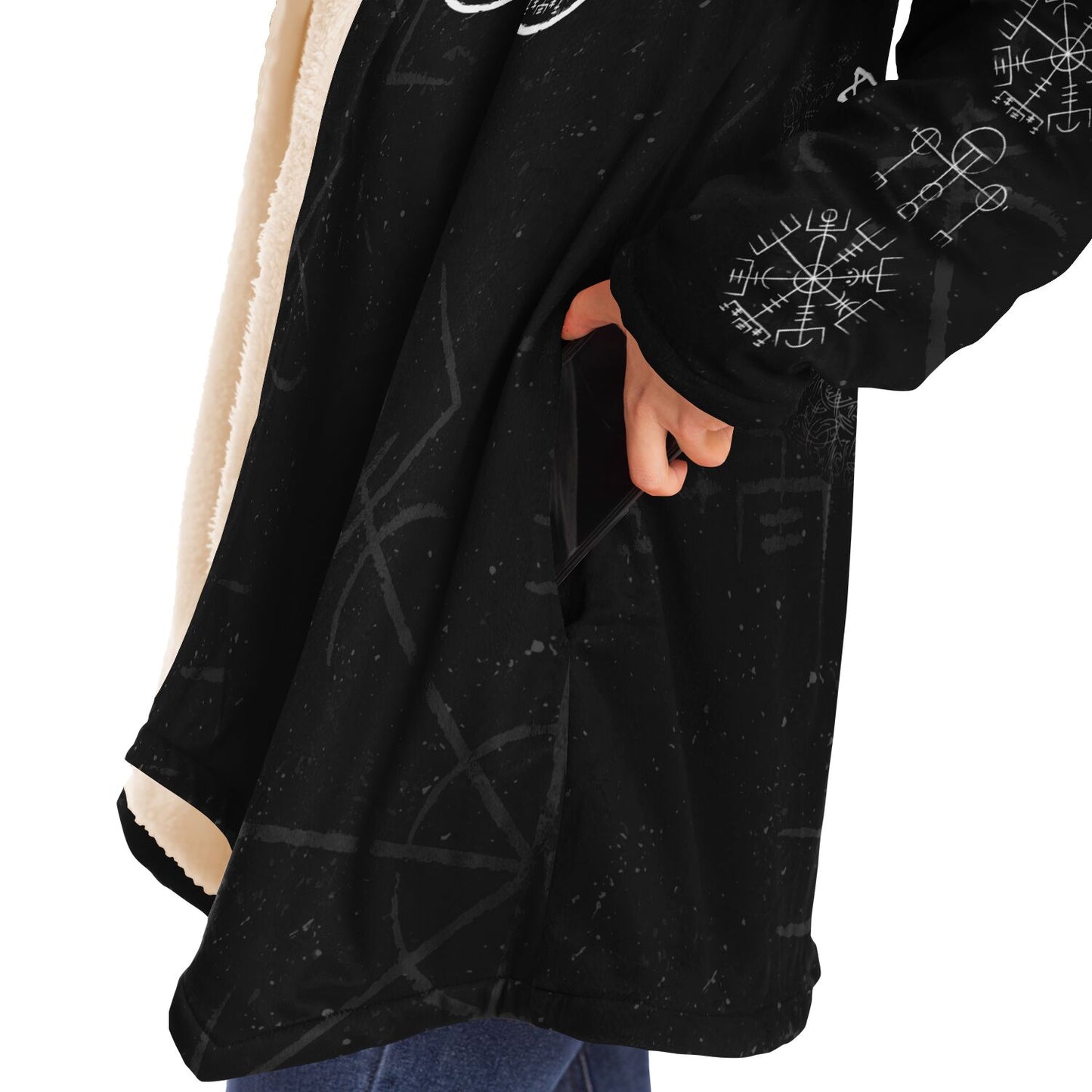 Vegvisir Viking Compass Cloak