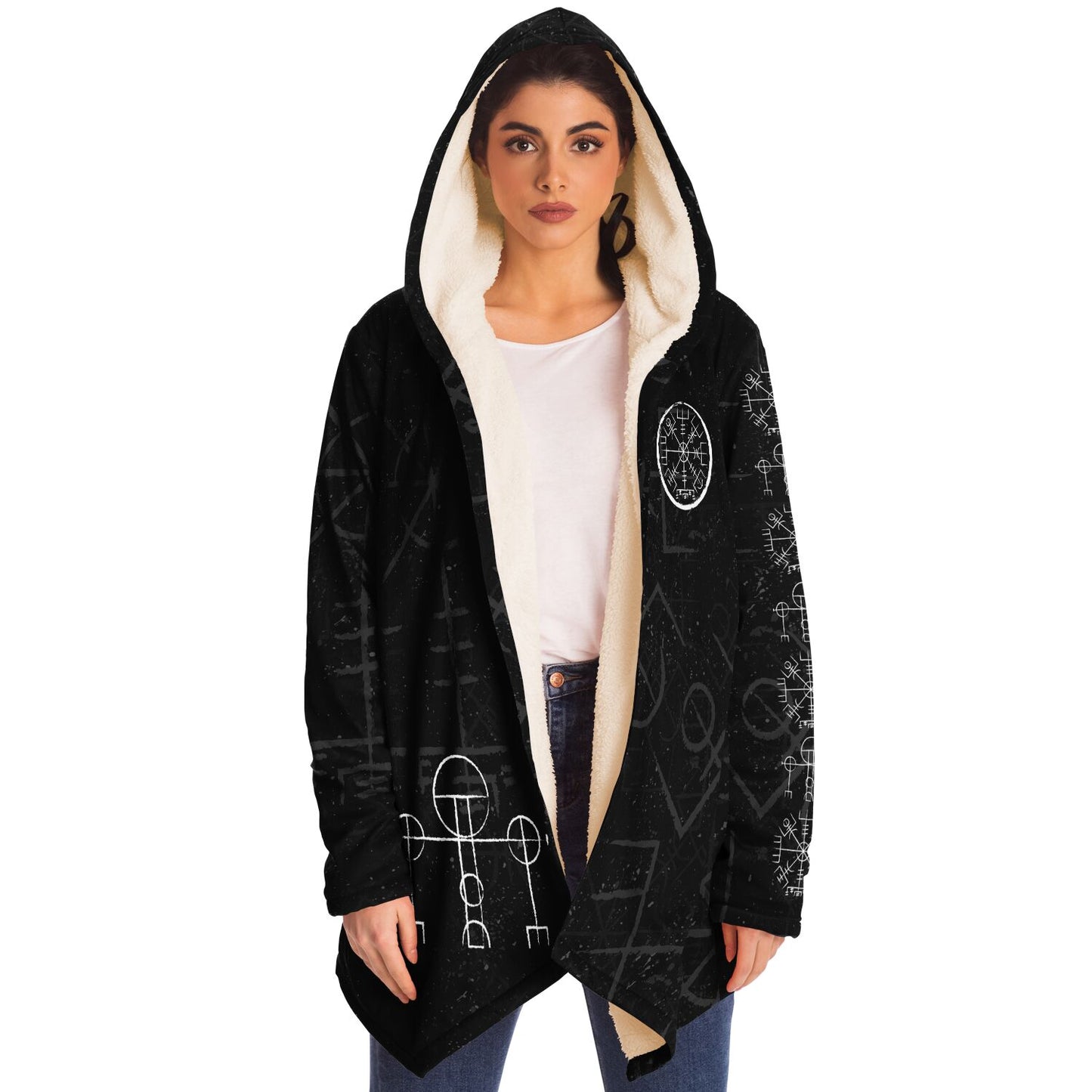 Vegvisir Viking Compass Cloak