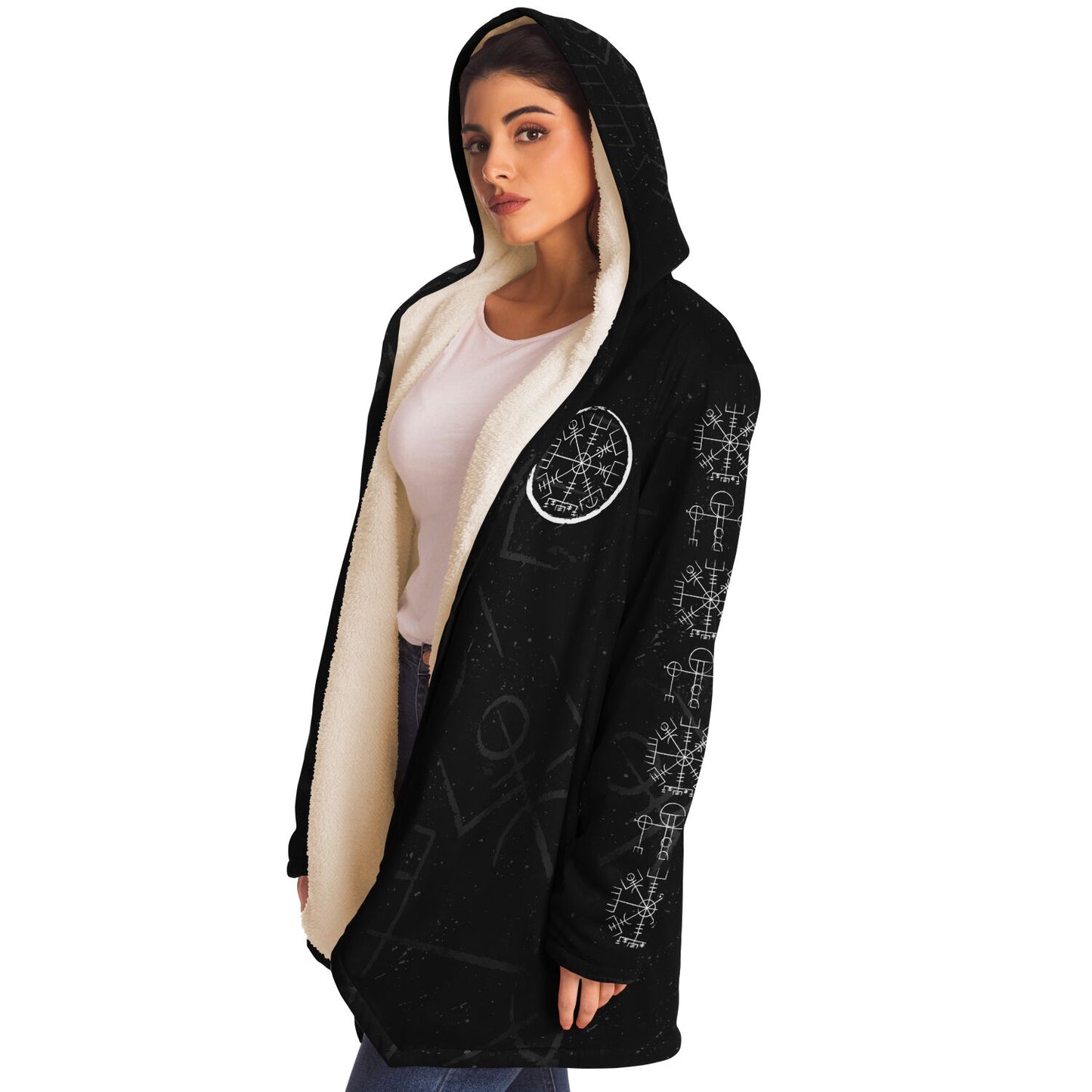 Vegvisir Viking Compass Cloak