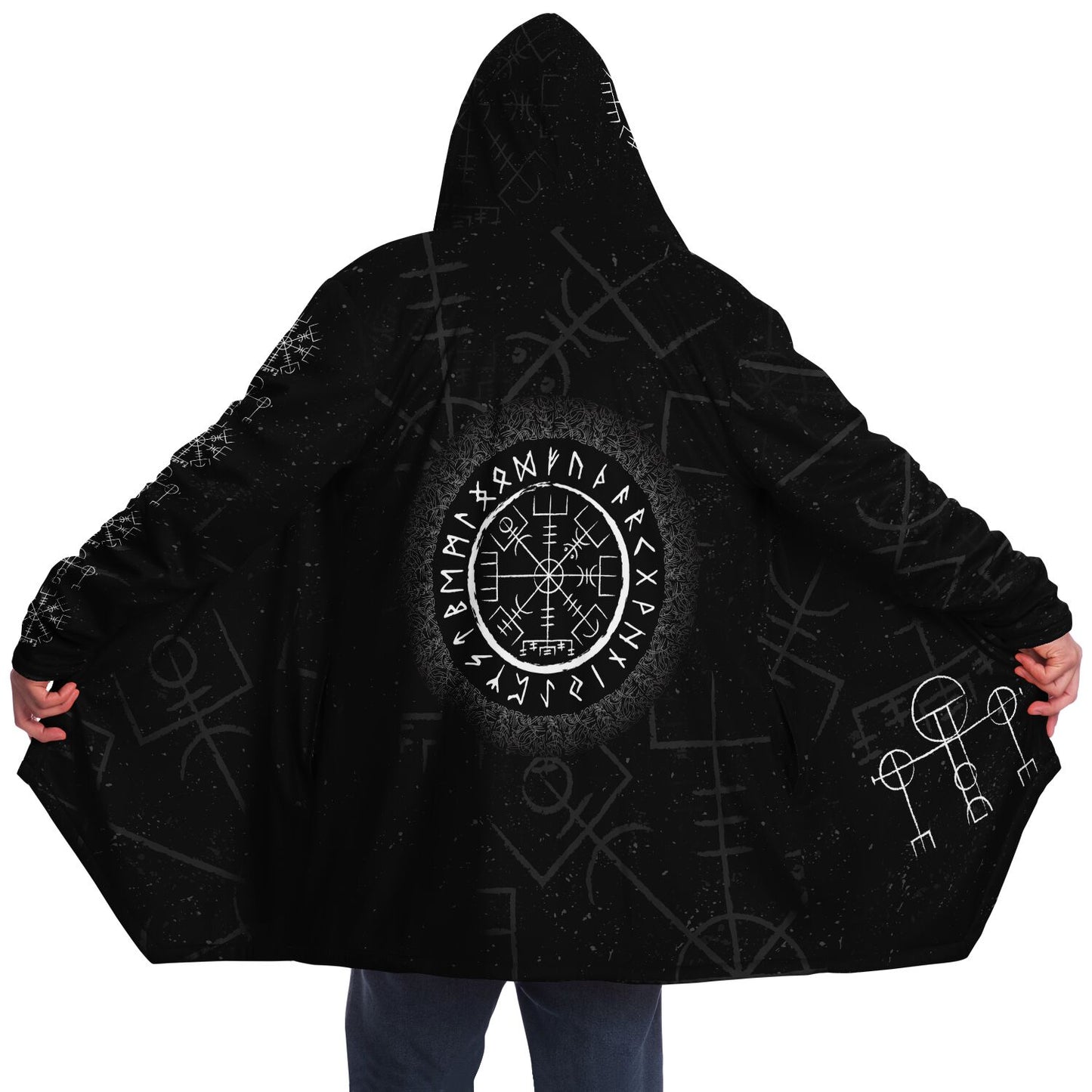 Vegvisir Viking Compass Cloak