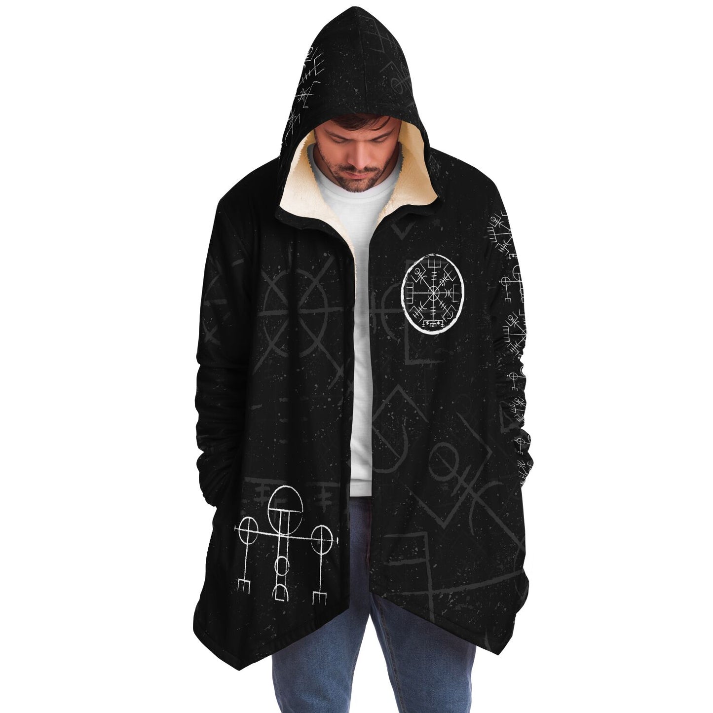 Vegvisir Viking Compass Cloak