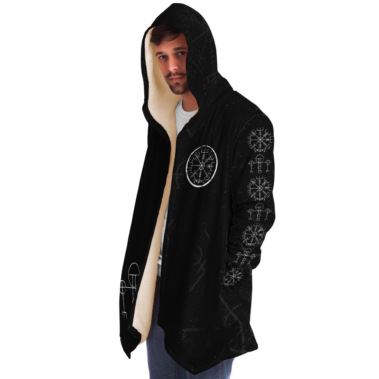 Vegvisir Viking Compass Cloak